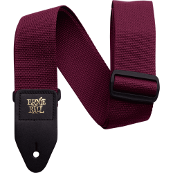 Sangle Ernie Ball Bordeaux