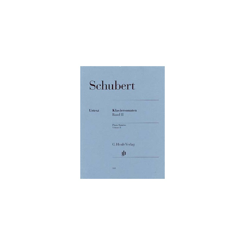 Schubert Sonates (éd. intégrale Henle) - Vol. 2
