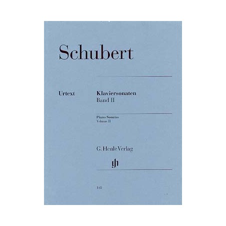 Schubert Sonates (éd. intégrale Henle) - Vol. 2