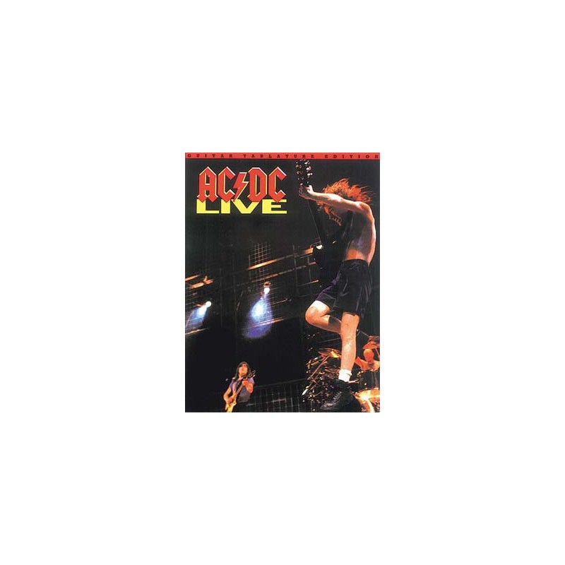 Live guitare AC/DC Partitions Songbooks variété internationale
