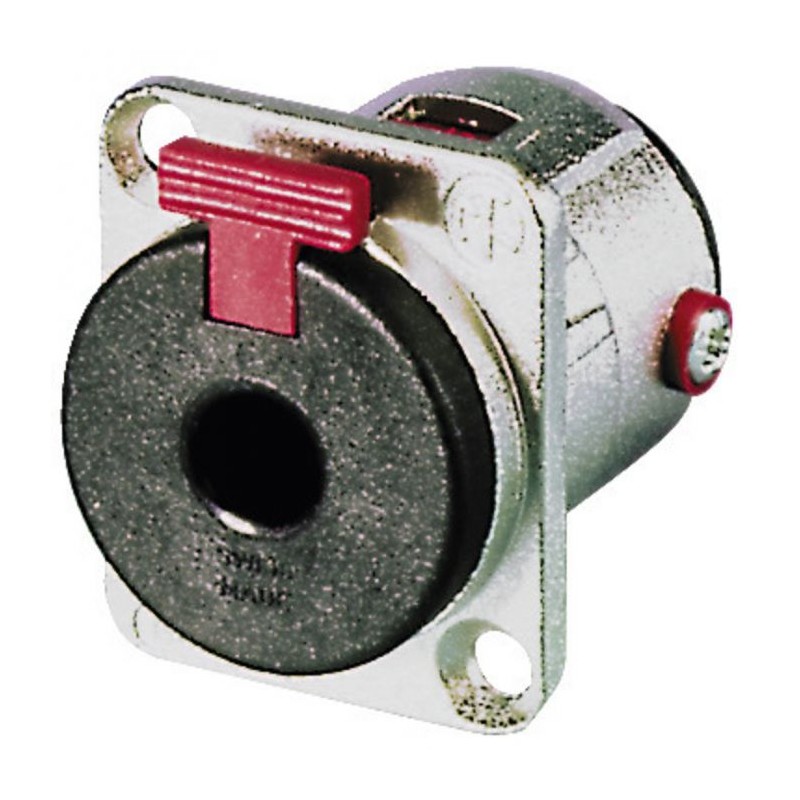 FICHE JACK 6,35 FEMELLE CHÂSSIS, STÉRÉO - NEUTRIK