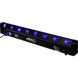 ALGAM LIGHTING MB810 Barre motorisée LED 8 x 10W RGBW