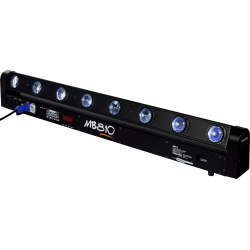 ALGAM LIGHTING MB810 Barre motorisée LED 8 x 10W RGBW