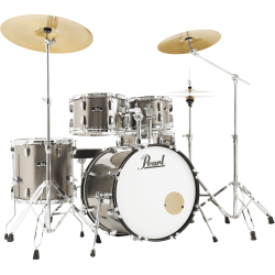 PEARL RSS505BCC-707 Fusion 20 5 fûts - Bronze Metallic + B-50 + Pack Sabian Solar 3 cymbales