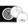Peaux CODE DRUMHEADS TPDNACTDR Tom Pack - Sablée Rock 10 12 16 + 14 DNA offerte