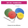 SET DE 4 TAMBOURS