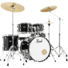 PEARL - Road Show RSS505BCC-31 Fusion 20 5 fûts - Jet Black + B-50 + Pack Sabian Solar 3 cymbales