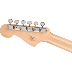 SQUIER Paranormal Strat-O-Sonic, Laurel Fingerboard, Black Pickguard, Crimson Red Transparent