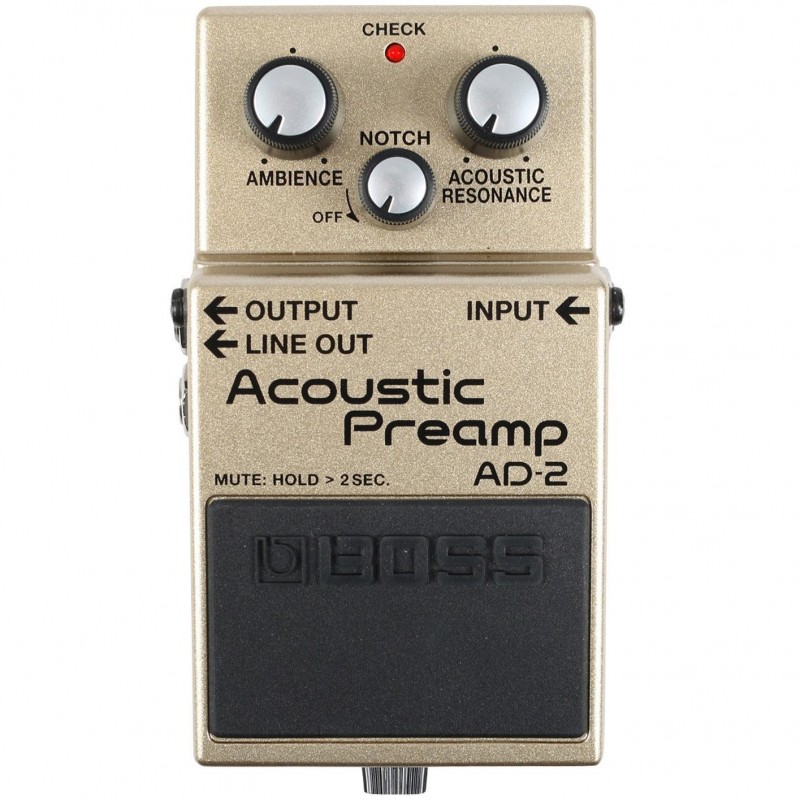 AD-2-cover_1488784908Boss AD-2 Acoustic Preamp pedaal front