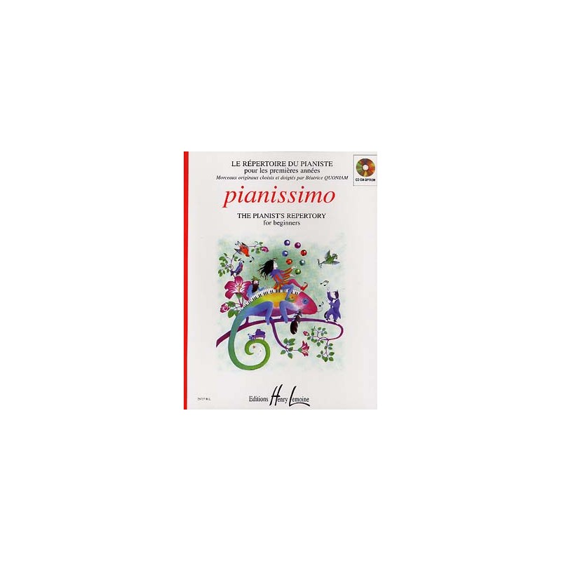 Le RÉPERTOIRE DU PIANISTE : morceaux originaux choisis et doigtés par Béatrice Quoniam - Pianissimo vol. 1