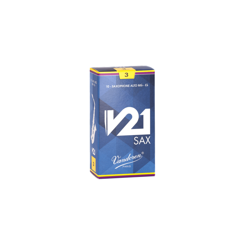 ANCHES VANDOREN V21 Alto boite de 10 anches - Force 3