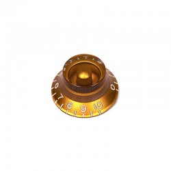 BELL KNOBS FOR US POTS (24 SPLINES) GOLD (2pcs)