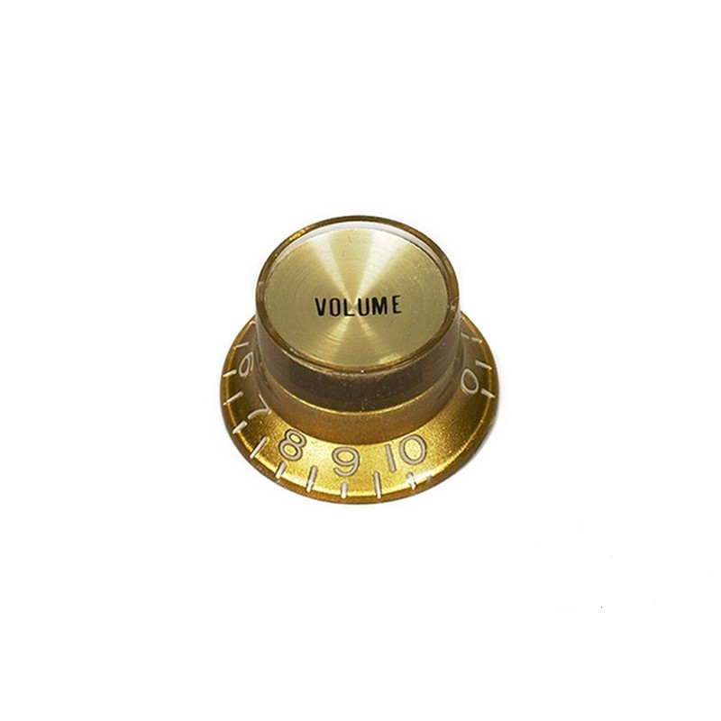 BOUTONS REFLECTOR VOLUME GOLD TOP POUR AXES US FENDUS DORÉ (2 pcs)