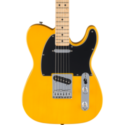 Guitare Fender Standard TelecasterÆ, Maple Fingerboard, Black Pickguard, Butterscotch Blonde