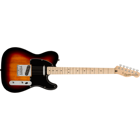 SQUIER Affinity Seriesô TelecasterÆ, Maple Fingerboard, Black Pickguard, 3-Color Sunburst