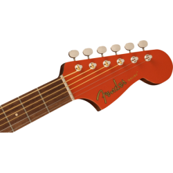 Guitare FENDER Malibu Player, Walnut Fingerboard, White Pickguard, Fiesta Red