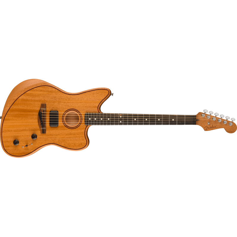 Guitare FENDER American AcoustasonicÆ JazzmasterÆ All-Mahogany
