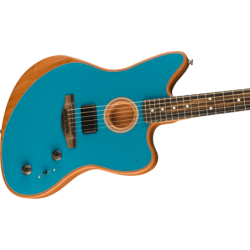 Guitare FENDER American AcoustasonicÆ JazzmasterÆ Ocean Turquoise, Ebony Fingerboard