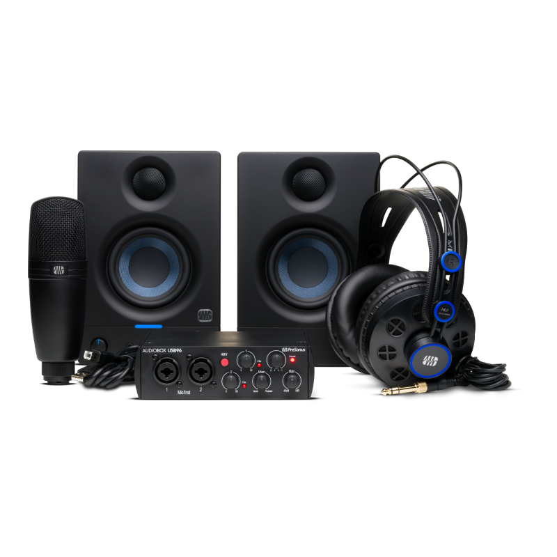 PreSonus AudioBox USB 96 Complete Bundle - Pack d'enregistrement home studio