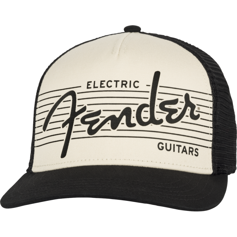 Casquette FenderÆ Electric Hat Black/Cream One Size