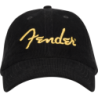 Fender Casquette baseball velours cÙtelÈ avec logo Spaghetti dorÈ