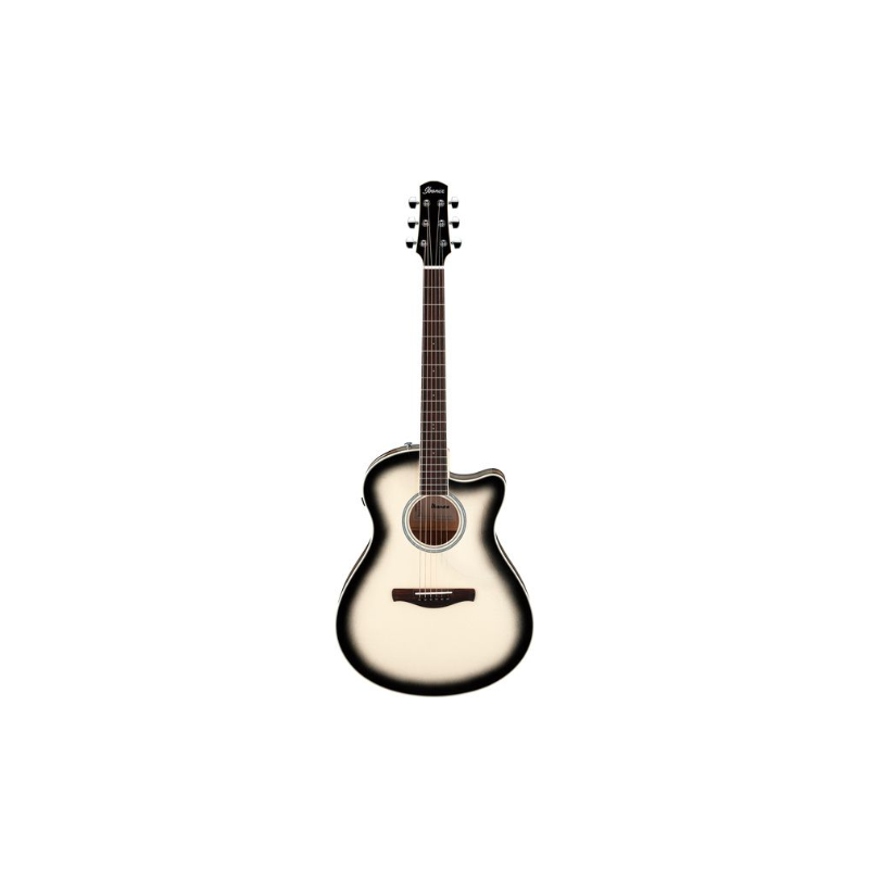 Guitare Ibanez AAM370M1CE-TPA Transparent Panda