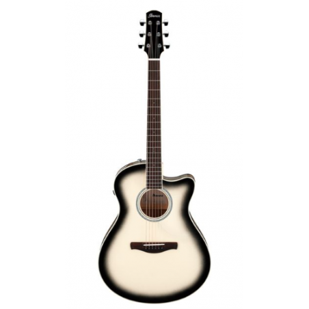 Guitare Ibanez AAM370M1CE-TPA Transparent Panda