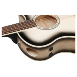 Guitare Ibanez AAM370M1CE-TPA Transparent Panda