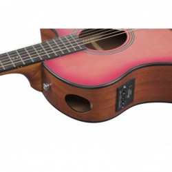 Ibanez AAM50CECRO Coral Burst Open Pore