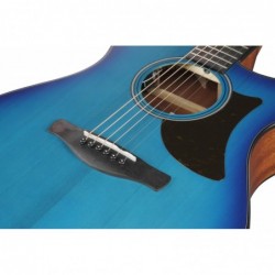 Ibanez AAM50CECRO Sapphire Blue Burst Open Pore