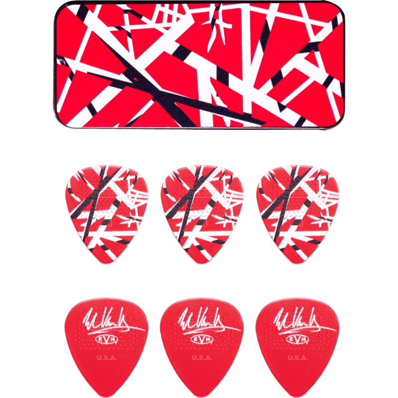 Boite 6 Mediators DUNLOP EVH Frankenstein 0,60mm