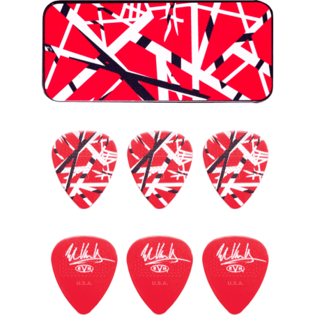 Boite 6 Mediators DUNLOP EVH Frankenstein 0,60mm