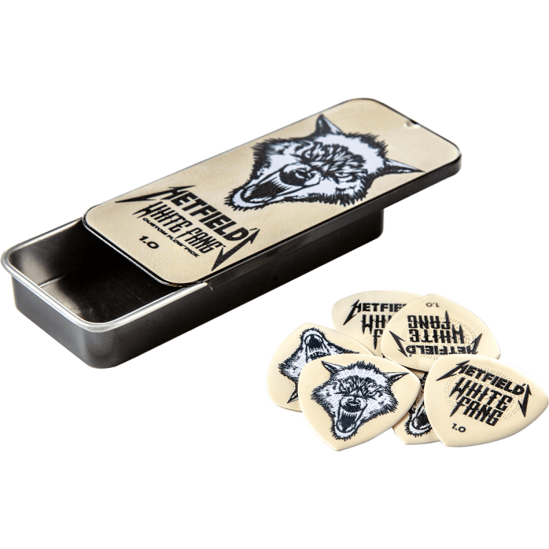 Boite 6 Mediators DUNLOP White Fang 1.00mm boÓte de 6