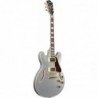 Ibanez AS73GMSF semi hollow Moonstone Silver Flat