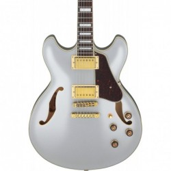 Ibanez AS73GMSF semi hollow Moonstone Silver Flat