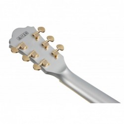 Ibanez AS73GMSF semi hollow Moonstone Silver Flat