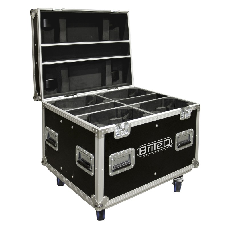 FLIGHTCASE MOVING HEAD CASE 2 - 4xLYRES JV CASE