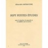 7 Petites Ètudes pour le toucher, la sonoritÈ piano
