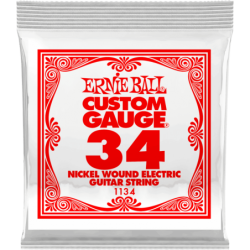 ERNIE BALL 1134 Corde ‡ l'unitÈ FilÈe nickel 0.34