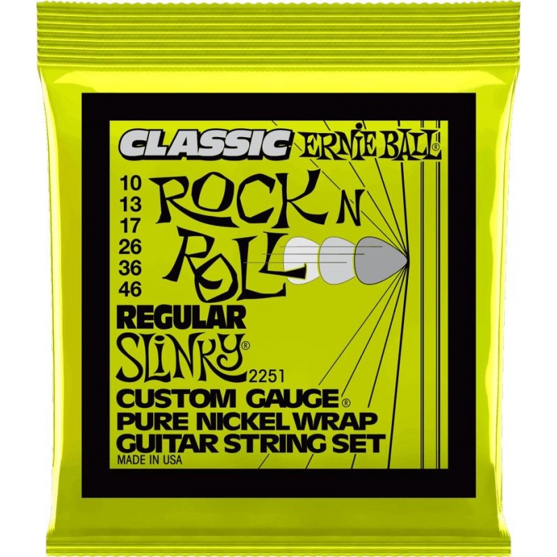 CORDE ERNIE BALL CLASSIC PURE NICKEL REGULAR SLINKY