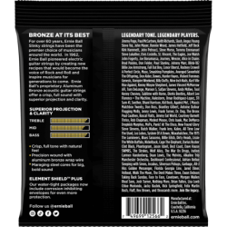 CORDE ERNIE BALL ALUMINUM BRONZE 12-54 MEDIUM LIGHT