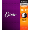 Cordes ELIXIR 11002 Jeux 80/20 Bronze Extra Light 10-47