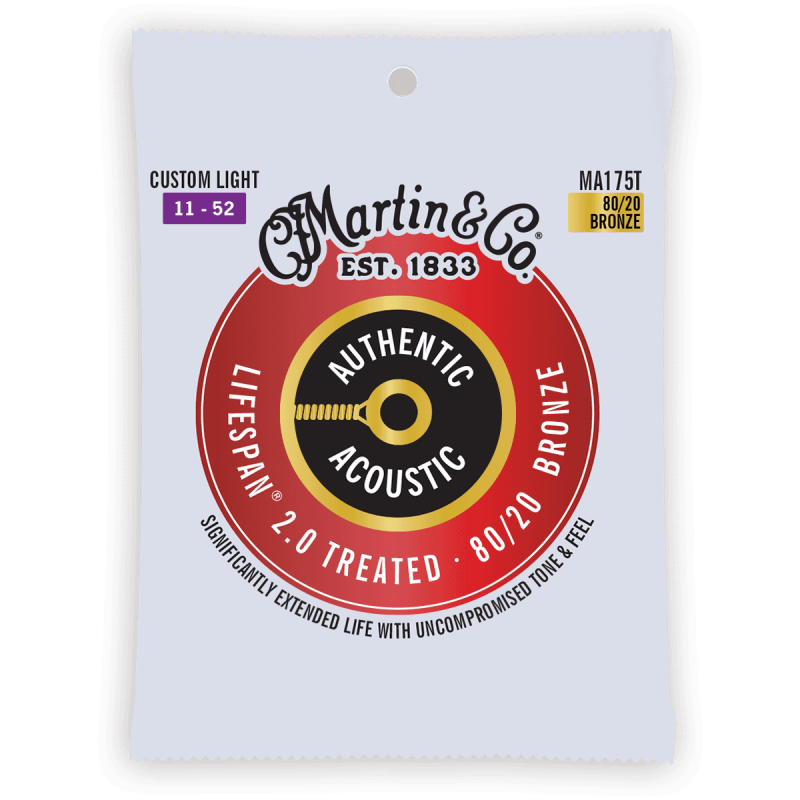 Cordes Martin MA175T 80/20 Bronze traitÈes Custom Light 11-52