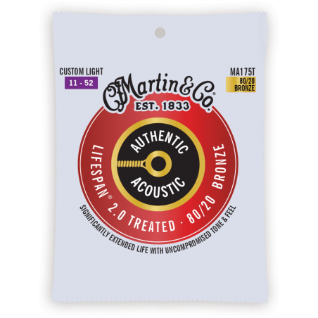 Cordes Martin MA175T 80/20 Bronze traitÈes Custom Light 11-52
