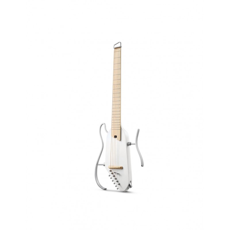 DONNER HUSH-I Pro Travel Guitar White - Guitare folk de voyage avec effets intÈgrÈs + housse