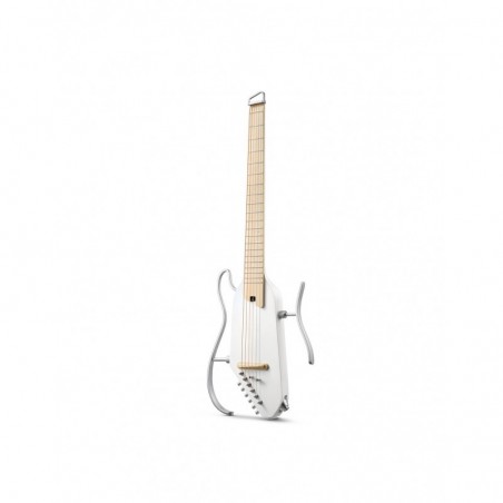 DONNER HUSH-I Pro Travel Guitar White - Guitare folk de voyage avec effets intÈgrÈs + housse
