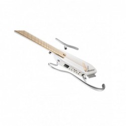 DONNER HUSH-I Pro Travel Guitar White - Guitare folk de voyage avec effets intÈgrÈs + housse