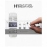 DONNER HUSH-I Pro Travel Guitar White - Guitare folk de voyage avec effets intÈgrÈs + housse