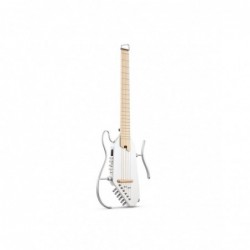 DONNER HUSH-I Pro Travel Guitar White - Guitare folk de voyage avec effets intÈgrÈs + housse