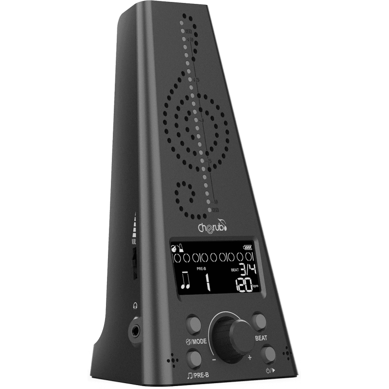CHERUB WMT-230-BLK - MÈtronome / accordeur Èlectronique - noir